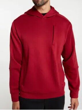 VRST Men's Pinnacle Fleece Hoodie in Bold Burgundy XL EUC